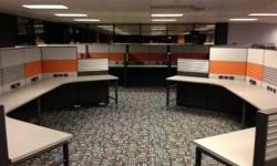HIGH-END HERMAN MILLER OFFICE FURNITURE LIQUIDATION - 80% OFF LIST
Entire Lot Available As One, Or Can Be Purchased Individually
55 Herman Miller Vivo fully loaded cubicle workstations with power
30 Herman Miller Teneo storage Mobile Pedestals
17