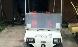 Two seater Yamaha golf cart , needs new batteries that cost $750.00, tires good, light kit two years old, battery charger included.
This ad was posted with the eBay Classifieds mobile app.