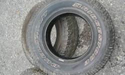 4 Bridgestone Dualer A/T P235/75R15 Truck Tires for sale. Less than 5K miles on them. Will only sell all 4 together