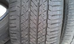 4 Used tires from a Lexus 215 /55R / 17 Bridgestone Turanza ,all 4 for $50. Thanks Charlie 917-567-4885 / cdbl317 aol