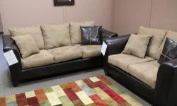 Brand New Sofa Sets Just $500!!! Matching Table Sets $100!!!
We are starting to get out of our normal realm of financing and offering HUGE SAVINGS on Cash N' Carry items!
