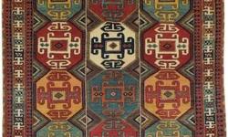 50% SALE
WE Sell ONLY AUTHENTIC HAND MADE RUGS
You can buy this Item on ebay searching for the same title
or just type the fallowing ebay Item number: 330800942421
It has elements such as the stepped hooked polygons, geometrical medallions and rosettes,