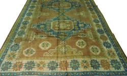 50% SALE
WE Sell ONLY AUTHENTIC HAND MADE RUGS
You can buy this Item on ebay searching for the same title
or just type the fallowing ebay Item number: 320965013353
A unique geometric design and multi-textured pile highlight this hand knotted wool rug.