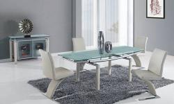 Free shipping within the 5 boroughs of NYC ONLY!
All other areas must email or call us for a freight quote.
TOLL FREE 1-877- 336-1144
 >>>>>>
This provocative Dining Room is an amazing contemporary design that will allow you to greet the future with