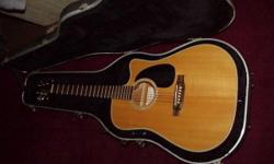 I have a Takamine Acoustic-Electric Guitar, Model # EG530SC, G Series in great condition. It has a built in tuner and volume adjustment. It's not been used much, I bought it from the music shop new and paid a lot more than what I'm asking so if I start