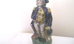 Staffordshire Admiral Nelson toby jug. 11-1/2" tall very good condition, no chips cracks or repairs. CALL 845-754-7233 CASH OR PAYPAL SHIPPING EXTRA.