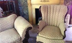 Antique matching horse haired couch and chair. Great condition, one small tear under one of the couch cushions. Chair $150. Couch $350. $425 for both. Price is negotiable, local pick up only. If you have any questions please feel free to ask! Thanks!