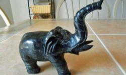 Antique Elephant Black Jade Statue-This Exceptional Antique, Beautiful Black Jade Elephant carving, comes from China. This Antique would make a great item to add to your collection, especially if you?re a Elephant collector. Elephant carvings are none for