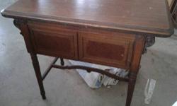 Antique sewing machine cabinet with out the machine.
Good shape (goodhouse keeping)
please call Linda
845-537-6015