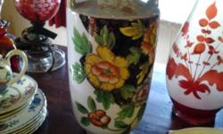 antique vase- watermark and "made in Japan" on bottom. beautiful design with gold trim around it-please call 845-679-4291.