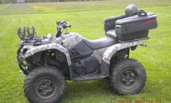 Red 250 Arctic Cat ATV 2009 has low miles was ridden very seldom in great condition and working order.Have had for two years bought bran new at gander mountain.