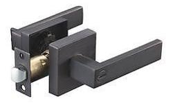 Athena Satin Nickle and Black Nickel Modern Interior Door Handle
Finish: Stain Nickle Rossette, Satin Nickle Latch, Black Nickle Handle
Adjustable latch accomdates 2 3/4" and 2 3/8" backsets
Fitment to any door between 1 3/8" and 1 3/4"
COME VISIT OUR