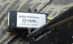 An original, vintage, Audio Technica VM8 cartridge [1970s vintage-I believe] with a -NEW- ATS-12 {.0004 x .0007} stylus. The quality of the sound is determined by the quality of the stylus - and the ATS-12 is the highest quality in this line and the best