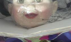 This is Witch Hazel... a Babies A Bloom Doll.. She was only out of the box for examination. She has her "Giggle Box" which has never been activated and her certificate of authenticity that still has a closed seal.
Please contact for possible shipping.