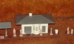 FREE USA SHIPPING!
For sale is a lot of three (3) HO Scale PLASTICVILLE STRUCTURES from BACHMANN.
You will receive:
* 1 - Switch Tower; item # 45132. It has a 2 1/2" X 3" footprint
* 1 - Suburban Station; item # 45173. The station itself has a 2 1/4" x 5