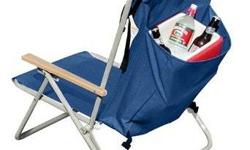 Used Backpack Beach Chair
You can use it for picnicking, beach and parks
These photos are an example of what it looks like,
Great condition