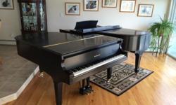 This fabulous piano would assure a "Grand" holiday, but now that we also own a vintage Steinway Grand, we don't want to hog all the joy. Voiced, regulated, and tuned to A440, all in 2014, this American-made 5'8" Baldwin R has wonderful tone and touch. Its