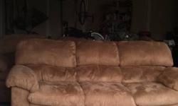 Barely used love seat and couch. Bought them in North Carolina and payed 1000$ back in February. Due to military and traveling we used them only about 5 months. Brought them back to New York thinking we would store them here until we found a place but we