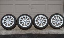 For sale are a set of silver bbs rims. They were plasti-dipped the whole time i owned them. They have General Altimax Arctic Snow tires on them and they feel like i could climb a tree with them. My STi is being retired to a fair weather car so I'm
