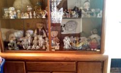 Hi I have a beautiful china cabinet that assembles in 2 parts measurements are 6.5 tall x4.5 long x1.5 feet w It has lights on the inside that turn on. A lot of storage for your nic nacs or what you choose to put in there. Selling because moving and I