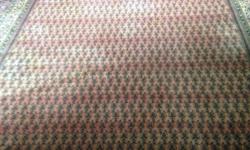 Selling a beautiful 100 percent wool plush Karastan carpet, a reproduction of one of the carpets from the Stately Homes collection of England and Scotland. It's room-size and in excellent condition, no stains or rips, and from a smoke-free home. The