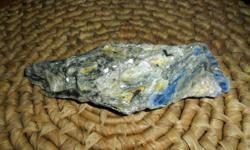 #1 This is Beautiful Specimen of Blue Kyanite Crystal. Kyanite, whose name derives from the Greek word kuanos sometimes referred to as "kyanos", meaning deep blue, is a typically blue silicate mineral, commonly found in aluminium-rich metamorphic