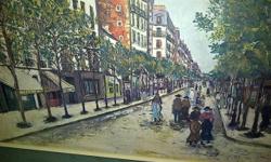Beautiful Maurice Utrillo U print in a real wood frame professionally double matted. This is beautiful scene and is a must see..
Picture measures 28.5w x 36L
Cash and pick up only. provide your PHONE number or NO response