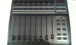 Behringer BCF 2000 ($185)
- Eight (8) motorized faders
- Still in box. Used once.
- Can use with Logic, Pro Tools, etc.