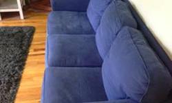 Selling a large fabric IKEA sofa in excellent condition. It's big enough to fit 3-4 people and is very comfortable (you are welcome to come try it out).
- Model: Ektorp
- Color: blue
- Originally purchased in 2012
- Original purchase price was ~$500