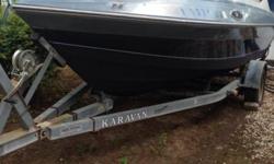 19.5' Four Winns
165 mercruiser i/o 4 cyclinder
Will pull a tube without a problem
many new parts on boat and trailer
trailer has new leaf springs , new hubs and bearings , new wench ,new led lights , new bunks
motor has new starter, new fuel pump , new
