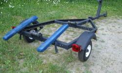 14 to 16 foot tilt bed boat trailer. all new parts, wires, lights, wheel bearings,wheels, tires,paint,has good winch and rope.must sell didn't work out for me. call 607 22five 490four ask for Bob. was 400.00 now 325.00