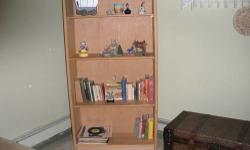 (2) Great Light Wood Bookcases 36X33X13