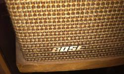 Bose 901's speakers w/base ports and speaker stands. All speakers in enclosure are in excellent condition. Wood finish boxes with minor scratches. Grills are perfect. Stands need to be repainted
$750.00 firm. Please call Bob (315) 360-6170 anytime. NO