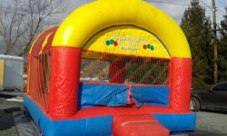 We have 2 Commercial Bounce houses 15 x 15 good shape
will sell $850.00 for 1 or both for $1,650.00 also comes with Blowers.
call Linda 845-469-5106
or cell phone 845 537 6015