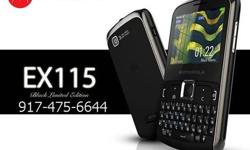 ***BRAND NEW IN BOX NEVER USED WITH $30 BONUS: MOTOROLA EX115!!!***
AVAILABLE IN BLACK, WHITE, PINK, or TITANIUM.
*This dual sim card quadband phone is unlocked so it can be used with at&t, Cingular, Simple Mobile, T-Mobile, O2, Orange, Rogers, Fido,