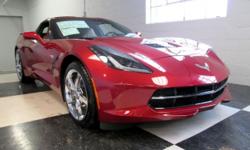2014 Corvette Stingray Coupe- $63,065
-5 MI-
? LT1 6.2L/ 460 HP ENGINE
? 6 SPEED AUTOMATIC TRANSMISSION WITH PADDLE SHIFT
? CRYSTAL RED METALLIC EXTERIOR
? KALAHARI INTERIOR
? 2LT PREFERRED EQUIPMENT GROUP
o MEMORY PACKAGE
o SEAT ADJUSTER- POWER BOLSTER &
