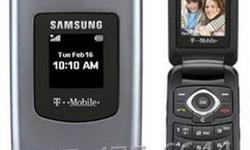 BRAND NEW IN THE BOX, NEVER USED.
UNLOCKED SAMSUNG SGH t139 T-MOBILE 'MAYON' CAMERA & BLUETOOTH FLIP PHONE
*The phone is unlocked so it can be used with many GSM carriers: at&t, Cingular, H2O Wireless, RedPocket Mobile, SimpleMobile, TMobile, O2, Orange,
