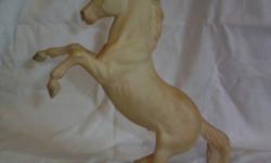 Breyer Creations #180 Palomino rearing stallion with blue ribbon sticker on the side. CALL 315-946-5261 I will not check e-mail.