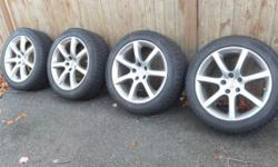 4 mounted 225/50/R18 95H on Infiniti rims; fit G37S with akebono brakes. no flats, slight surface scratches. Offers considered, cash and carry. Oakdale, Suffolk, New York