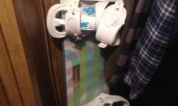 I have a burton snowboard size 53 that has only been used once I don't have enough time for it with school and want to sell it I also have burton snowboard boots to go with it size 9 once again only used once as well as spy goggles and a helmet it is well