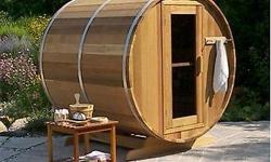 Take Advantage of our Amazingly Affordable Canadian Prices & SAVE!
www.BARRELSAUNAS.ca
Many designs and sauna options including:
- Wood Heaters
- Electric Heaters
- Cove Overhang
- Windows
- Front Porches
- Change Rooms
Browse our sauna designs online and