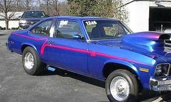 Condition: Used
Exterior color: Blue
Interior color: Black
Transmission: None
Fule type: Gasoline
Drivetrain: 2wd
Vehicle title: Clear
Body type: Coupe
DESCRIPTION:
1976 Nova roller set up for BBC with Turbo 400 Trans. Car has clear NJ title and is