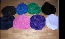 Hi. I have a lot of mint/new, made in Manhattan NYC Garment Fashion District.
Velour Turbans for observant/Hasidc Jewish Women avail for sale.
They are avail in a size S, M, L in light pink, hot pink, white, cream/beige, and aqua.
They can also be worn to