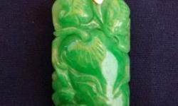 Chinese Jade Excellent Quality Nice Size & Color - $599 (Massapequa)
3477667275