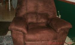 I have a chocolate brown colored rocker recliner chair in excellent condition that has barely been used for sale. I bought it with a couch at the same time but I never use the recliner due to back problems which makes it difficult for me to get in and out