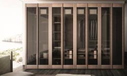 Stunning closet with glass doors in solid ash wood, white silk finish. A floor sample that is being sold at an incredibly discounted price.
Dimension:
Length (overall) of unit - 306.8 cm / 10?- 0 13/16?
Height of unit - 258.5 cm / 8? - 5 3/4?
Depth of