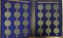 Collector Box for US Silver Eagle Dollars - New with protective cardboard sleeve
BONDED LEATHER COVER with FELT HOLDERS INSIDE
Spaces for 1986-2009
Free Rx Discount Card.
NO PURCHASE NECESSARY.
Up to 85% savings on prescriptions. MRI, cat scan, lab fees.