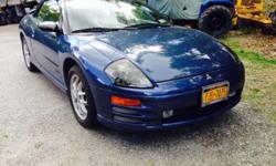 2002 Mitsubishi Spyder Eclipse GT
Convertible
5 Speed - V6 - incredible gas milage
AC , Cruise Control
137,000 miles
Good shape inside and out, well maintained, stored in the winter months
Just Inspected
New tires, battery, brakes, heater motor,