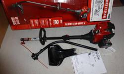 Up for sale is a Craftsman Weedwacker, Model 79119 Full Crank Straight Shaft 27cc-2cycle. New in box. Removed to take a picture. If you are interested, please e-mail and leave a contact number where you can be reached. If you have any questions, please