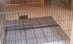 2 puppy play pens excellent condition 50.00 for one 75.00 fir the other the 75.00 one has extra grates and pans. 8 medium sized crates shih Tzu miniature poodle size 25.00 4 tiny toy sized crates 20 a piece